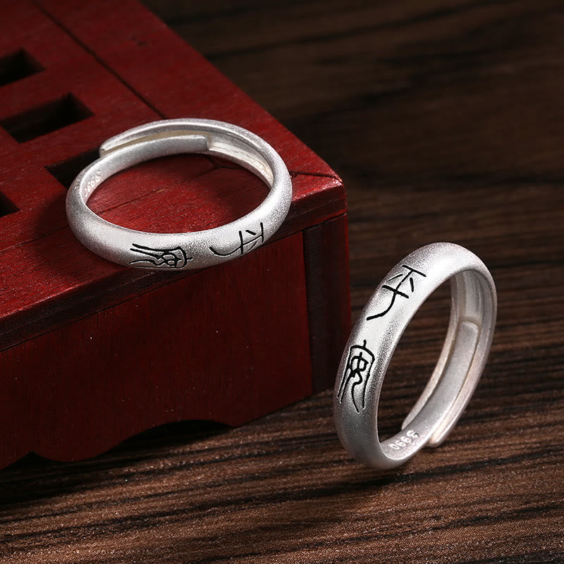 KarmaRipple's Peace And Joy Bronze Fortune Wealth Ring p7