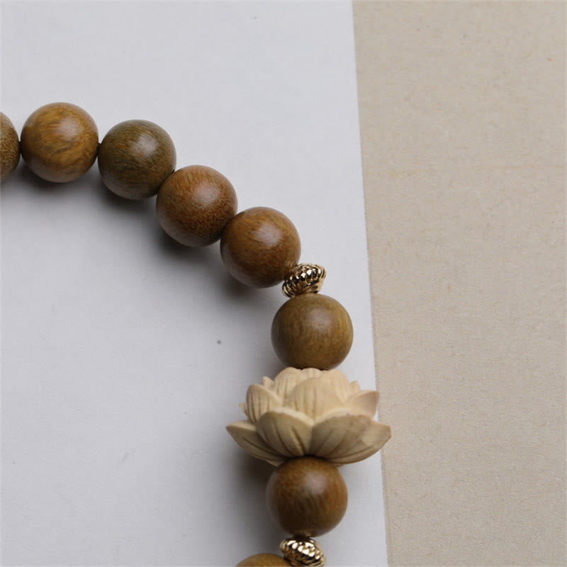 KarmaRipple's Green Sandalwood Boxwood Lotus Soothing Bracelet p7