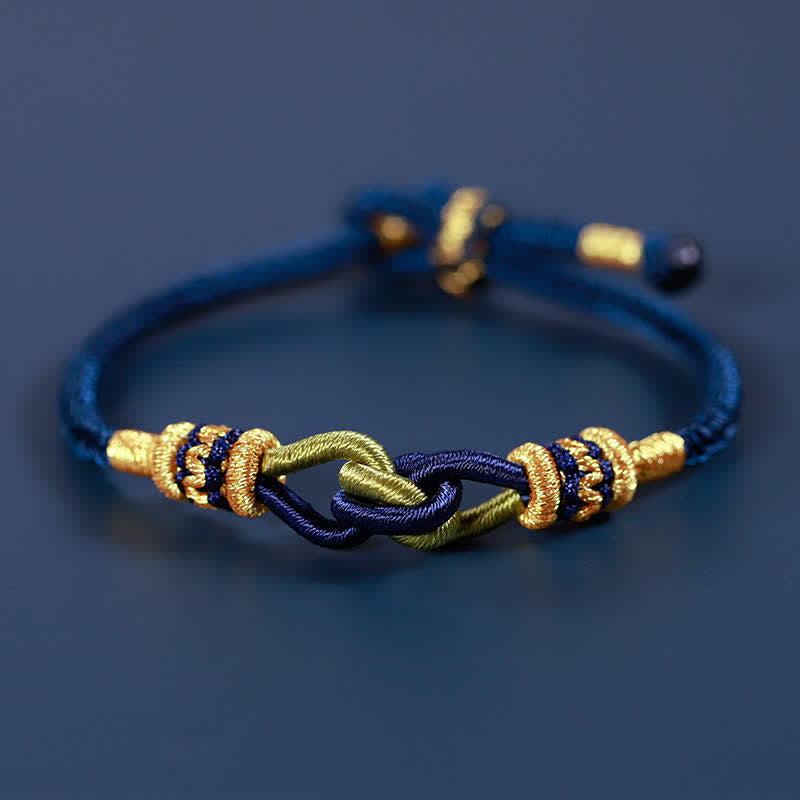 KarmaRipple's Handmade Knotting Faith Strength Braid String Bracelet p20
