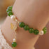 Green Chalcedony(Strength?Courage)(Wrist Circumference 14-16cm)