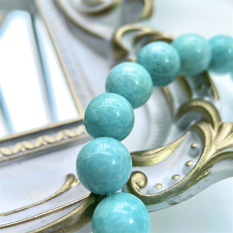 KarmaRipple's Authentic Amazonite Beadwork Balancing Confidence Bracelet p5