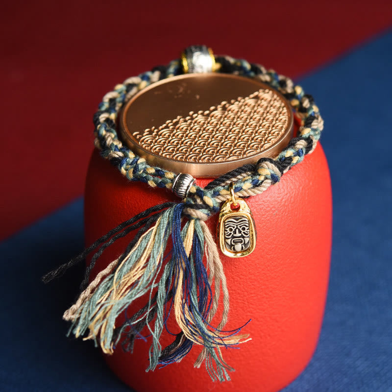 KarmaRipple's Zakiram Goddess of Wealth Om Mani Padme Hum Peace Handmade Bracelet p1