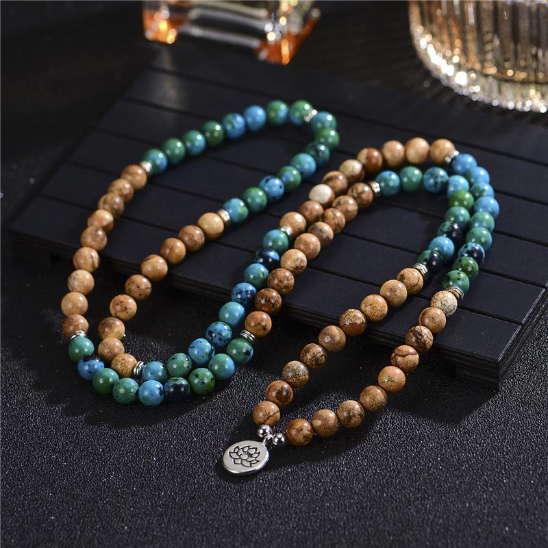 KarmaRipple's 108 Meditation Balancing Multilayer Mala p2