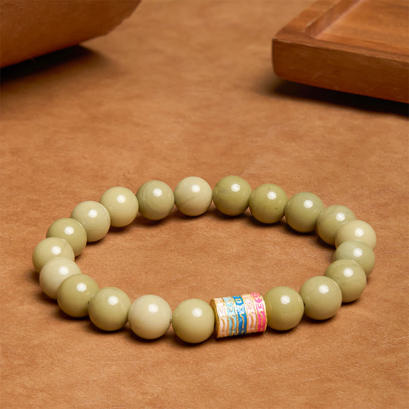 KarmaRipple's Authentic Alashan Agate Encourage Bracelet p4