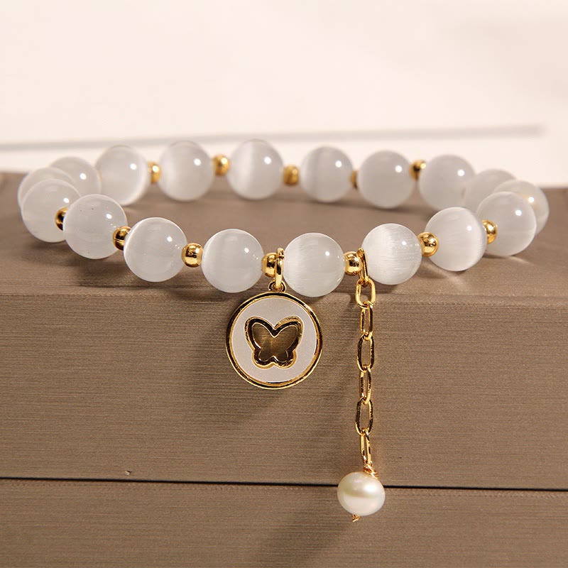 KarmaRipple's Cat's Eye Butterfly Talisman Love Bracelet p3