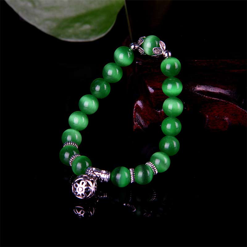 KarmaRipple's Tibetan Cat Eye Fortunate Bracelet p23