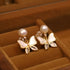 Sea Shell / White Pearl(925 Sterling Silver Posts)