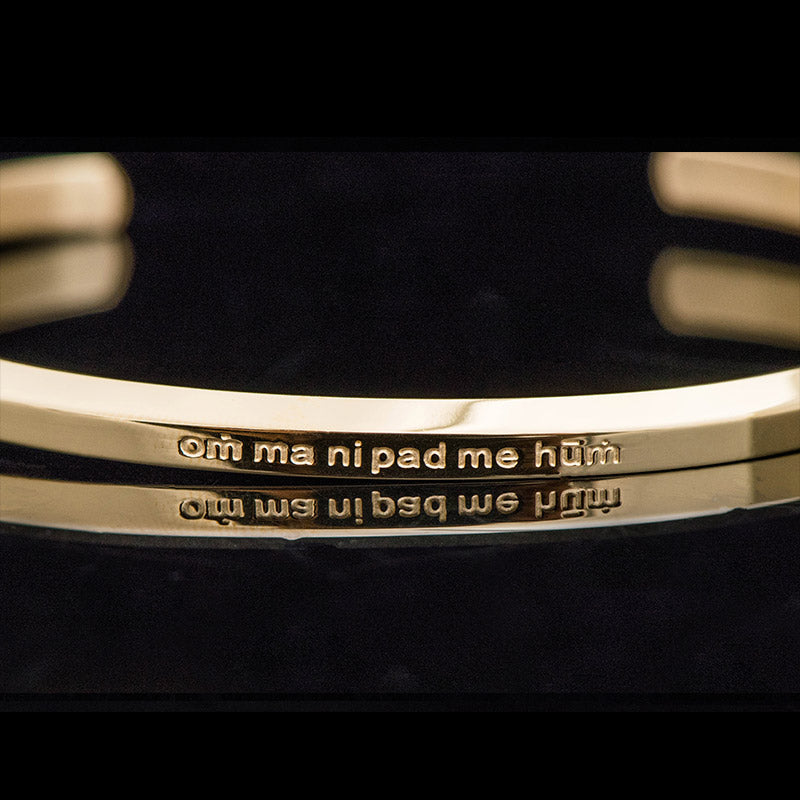 KarmaRipple's Six True Words Engraving Titanium Steel Blessing Protection Bracelet p23