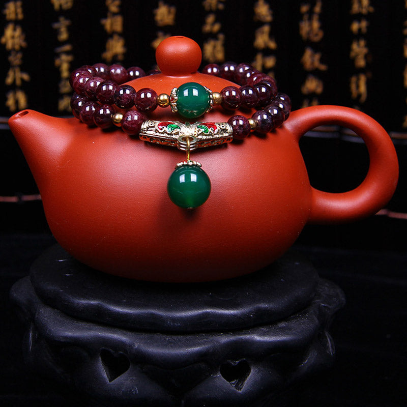 KarmaRipple's Authentic Garnet Blessing Bracelet p7