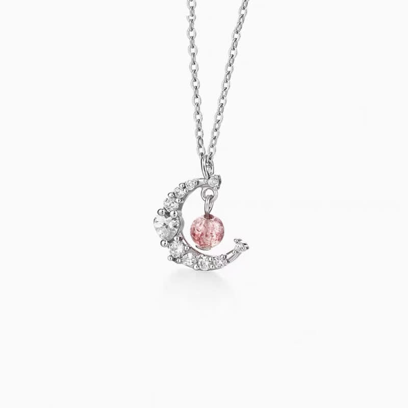 KarmaRipple's Strawberry Quartz Blue Gemstone Love Balancing Pendant p9