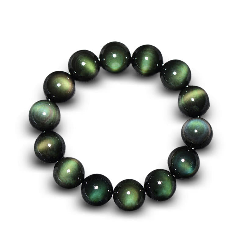 KarmaRipple's Authentic Green Eye Obsidian Wealth Bracelet p14