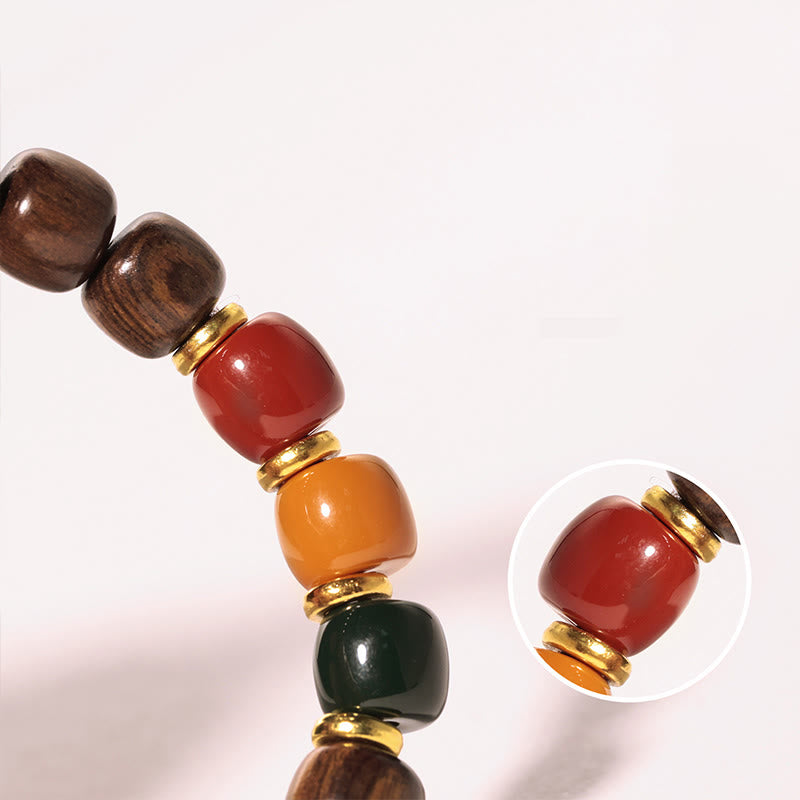 KarmaRipple's Ebony Wood Rosewood Peace Balance Bracelet p18
