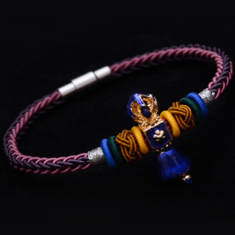 KarmaRipple's Tibetan Handmade Dorje Vajra Strength Eight Threads String Bracelet p10