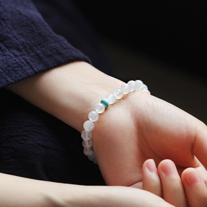 KarmaRipple's Moonstone Calm Balancing Positive Bracelet p4