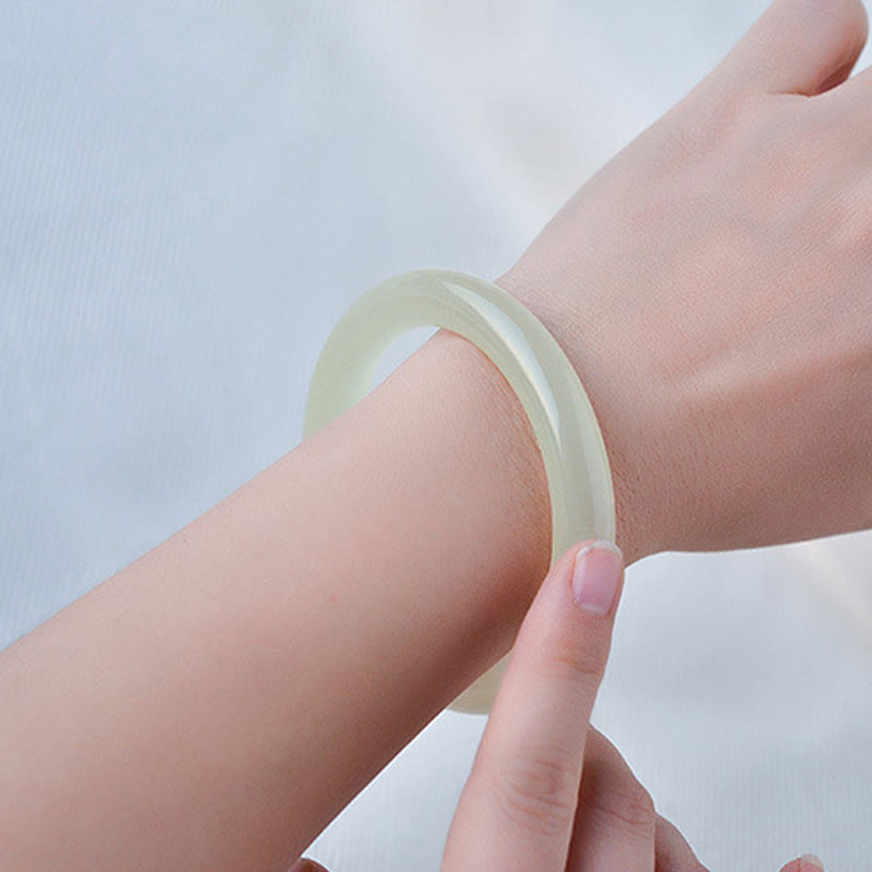 KarmaRipple's Authentic Afghanistan Jade Abundance Cuff Bracelet Bangle p10