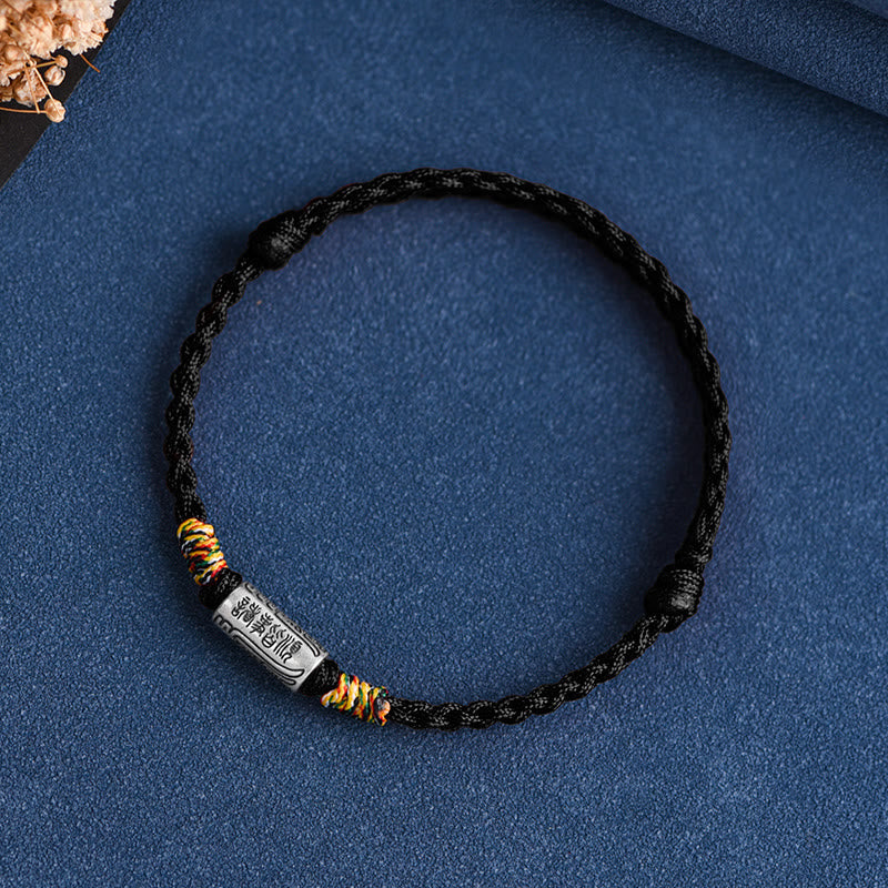 KarmaRipple's Handcrafted 925 Sterling Silver Everything Goes Well Design Protection Strength Bracelet Anklet p42