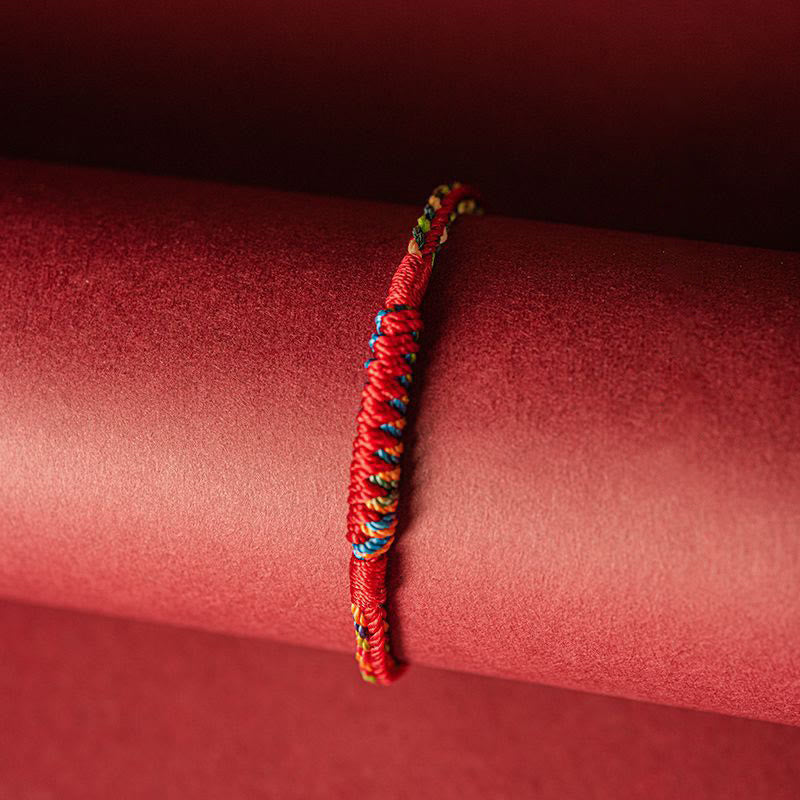 KarmaRipple's Handmade Five Color Thread Protection Bracelet p3