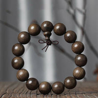 KarmaRipple's Rare Phoebe Zhennan Wood Spirituality Blessing Bracelet
