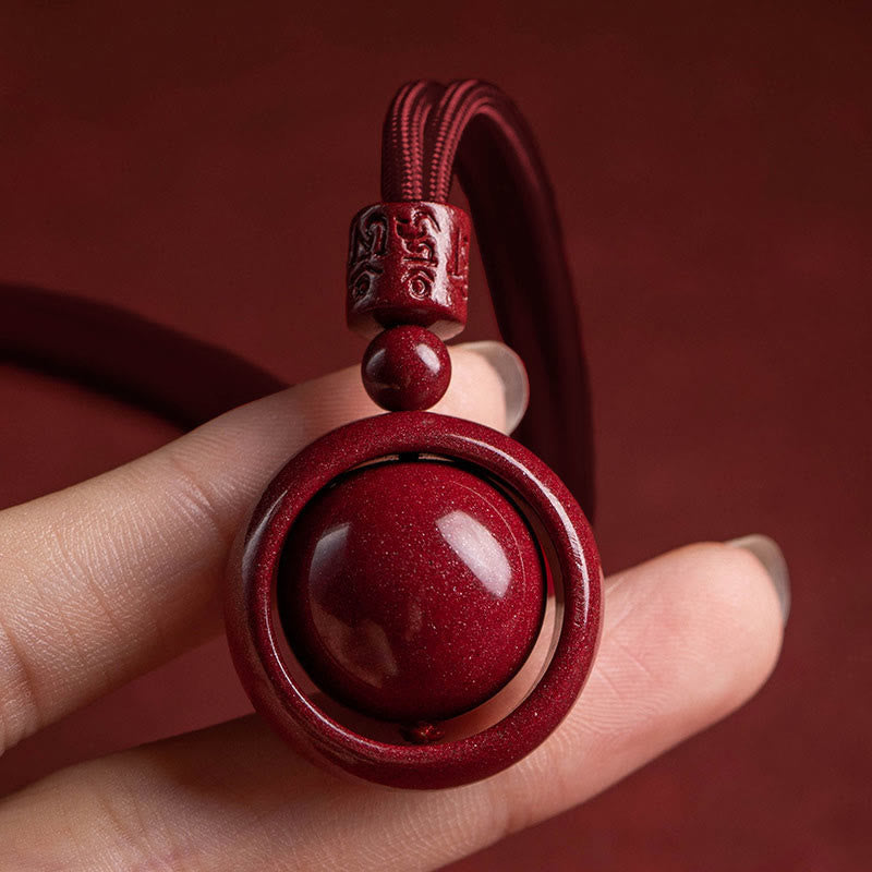 KarmaRipple's Cinnabar Om Mani Padme Hum PiXiu Blessing Fortunate Bead Pendant Necklace p17