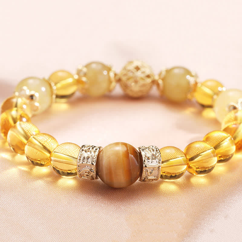 KarmaRipple's Citrine Generosity Prosperity Beaded Bracelet p4