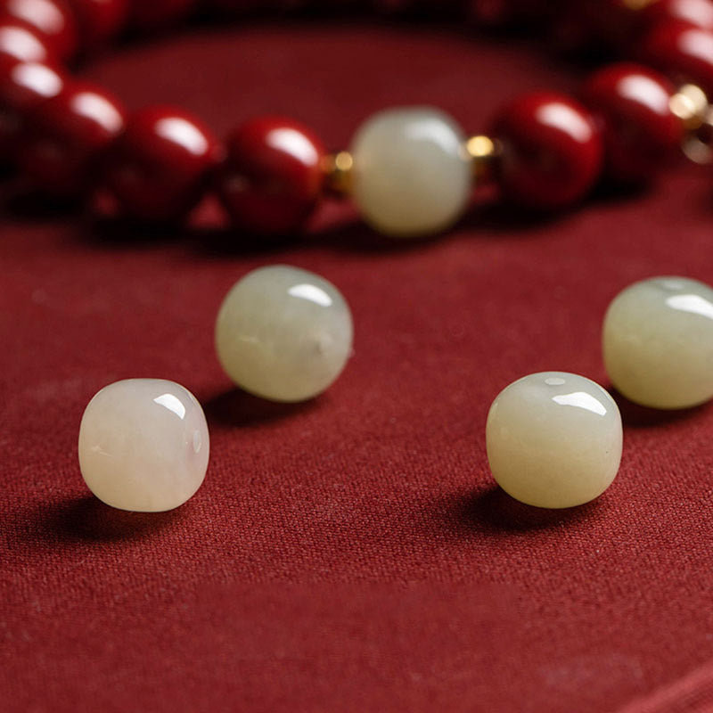 KarmaRipple's Cinnabar Jade Balancing Protection Talisman Bracelet p7