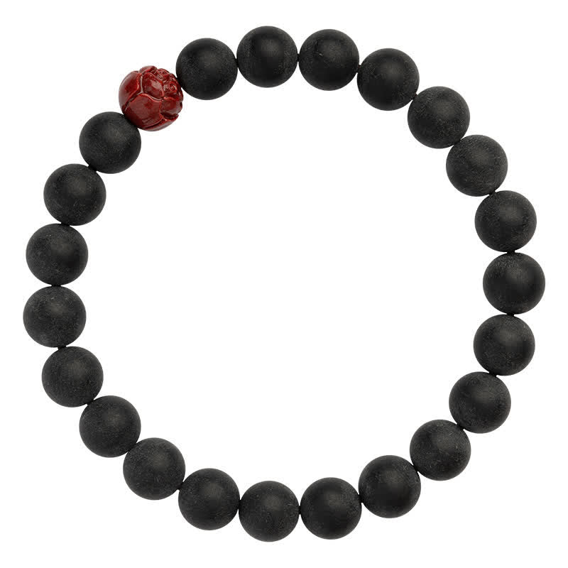 KarmaRipple's Tibetan Cypress Cinnabar Lotus Balancing Bracelet p12