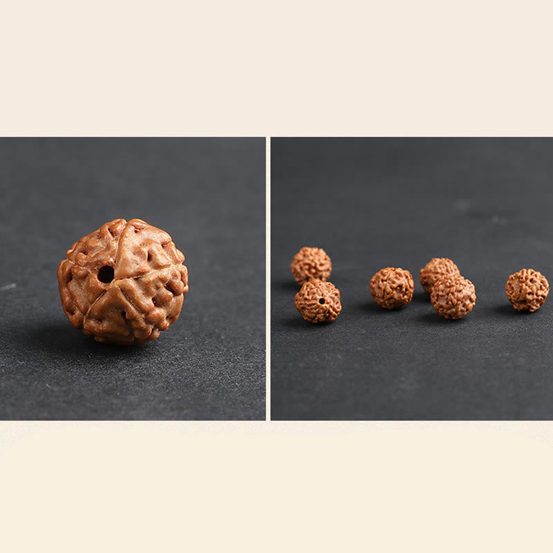 KarmaRipple's Tibet Rudraksha Bodhi Seed PiXiu Bronze Coin Wealth Fortune Bracelet p13