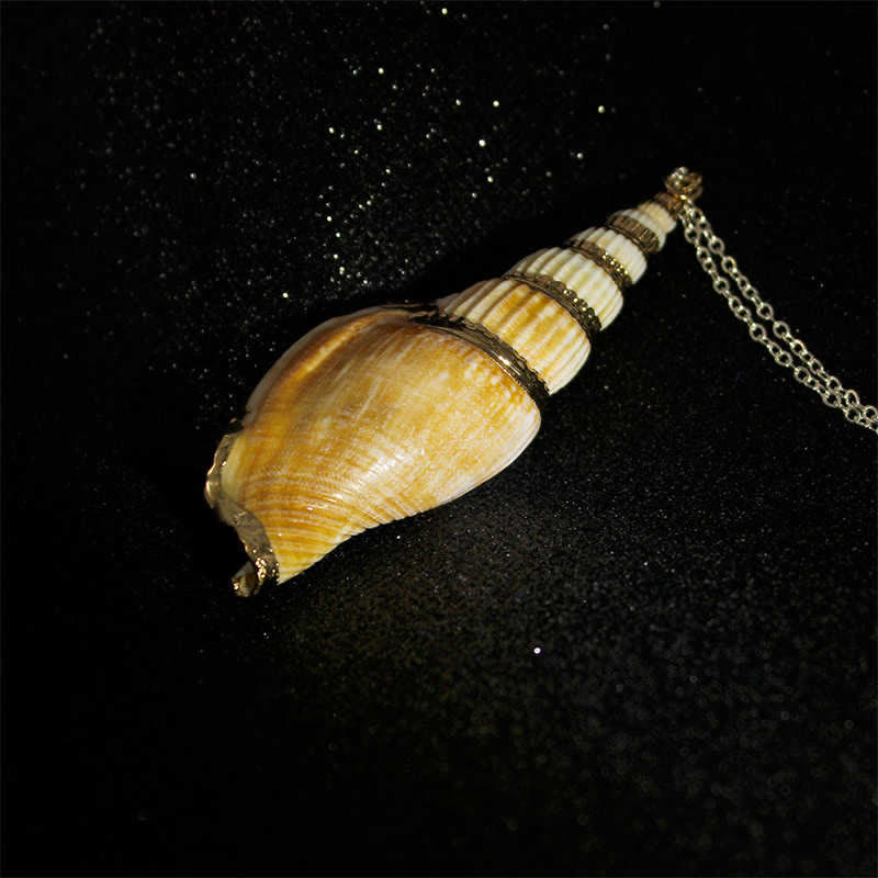 KarmaRipple's Authentic Shankha Conch Shell Seashell Fortunate Pendant Necklace p8
