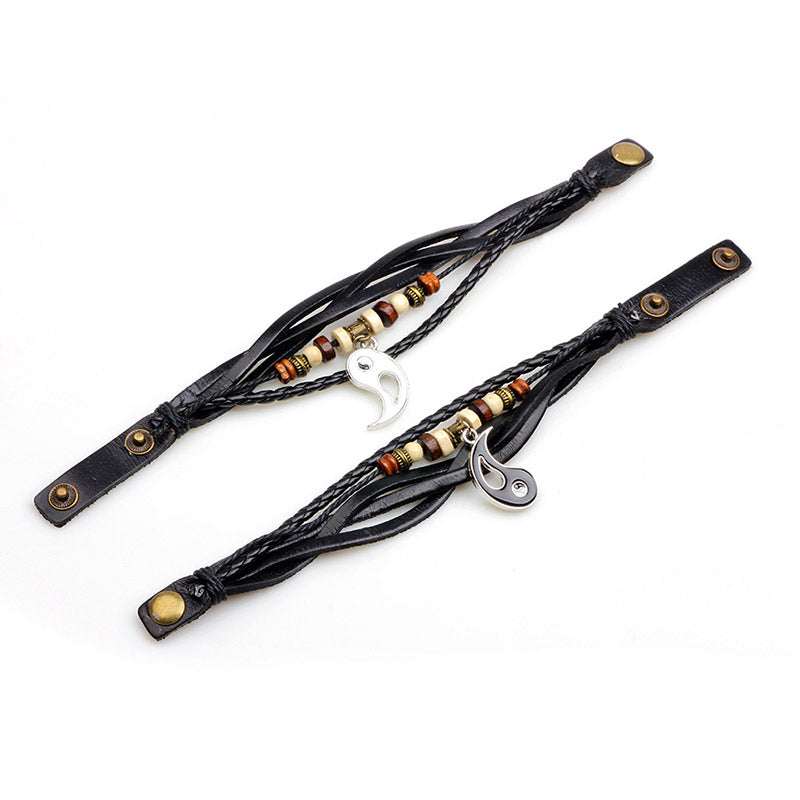KarmaRipple's Yin Yang Necklace Pair Balance Bracelet ( p8