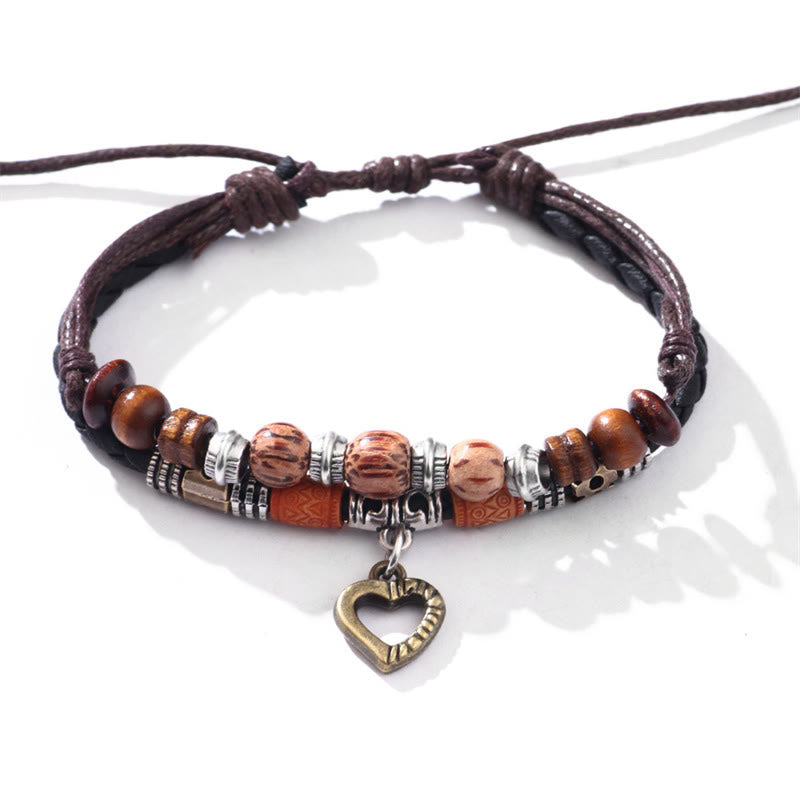 KarmaRipple's Love Heart Pattern Bead Balancing Pendant Necklace Bracelet p2