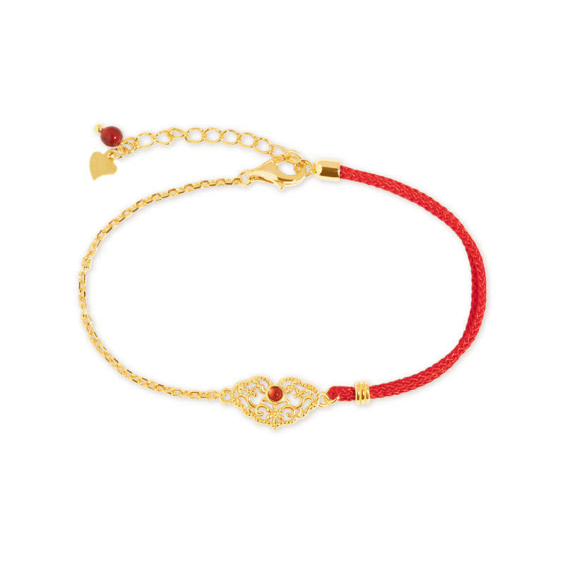 KarmaRipple's Lock of Good Wishes Fortune Strength Chain Bracelet p7