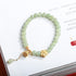 Hetian Jade Plum Blossom Lotus(Wrist Circumference 14-16cm)