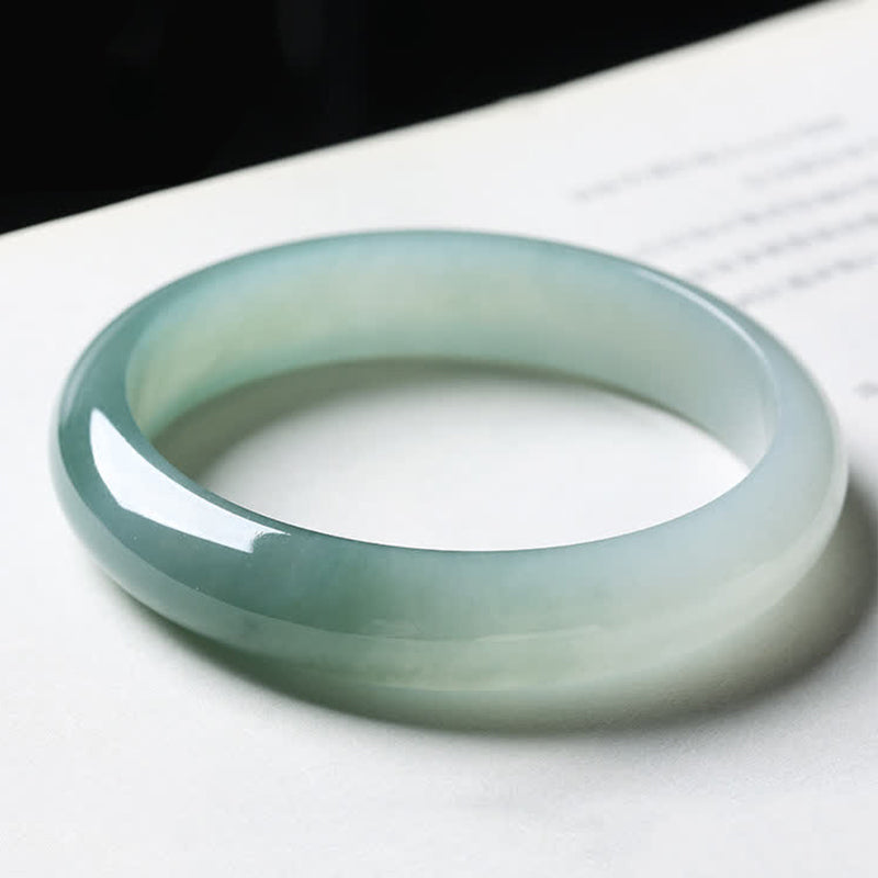 KarmaRipple's Jade Abundance Fortune Balancing Bangle Bracelet p2