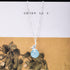 Leaf Aquamarine Necklace