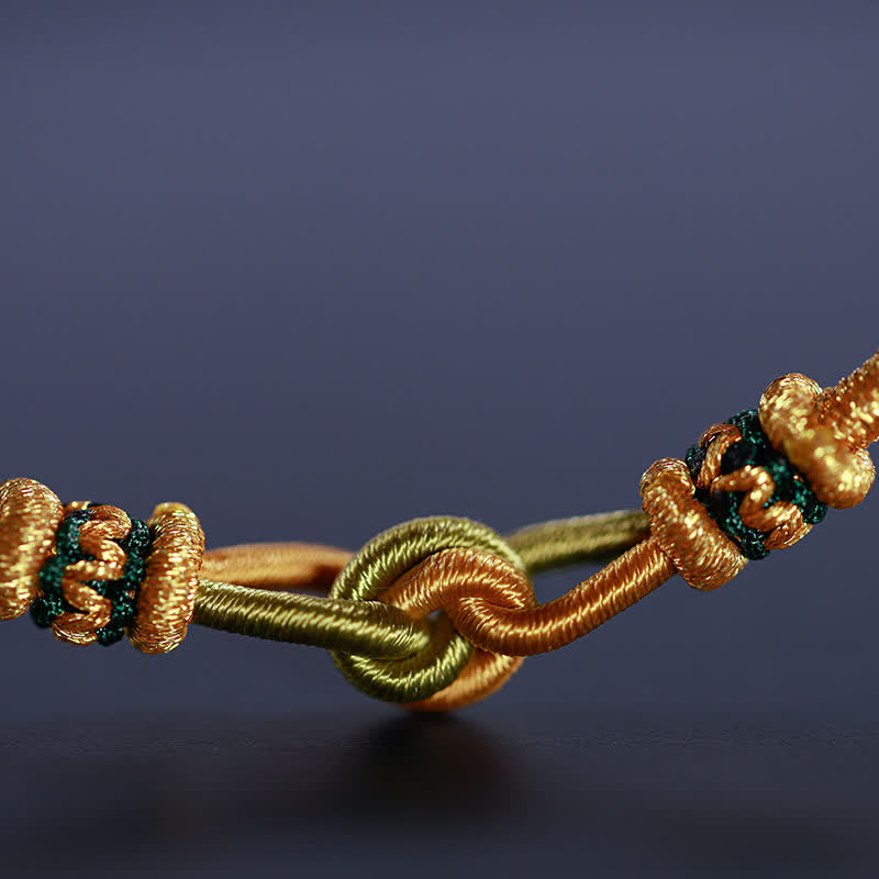 KarmaRipple's Handmade Knotting Faith Strength Braid String Bracelet p12