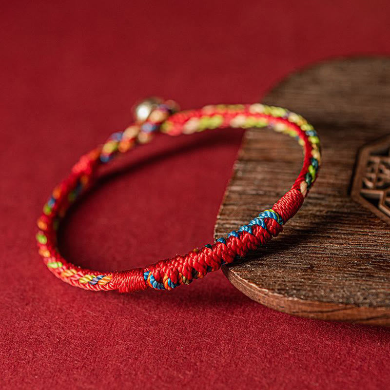 KarmaRipple's Handmade Five Color Thread Protection Bracelet p5