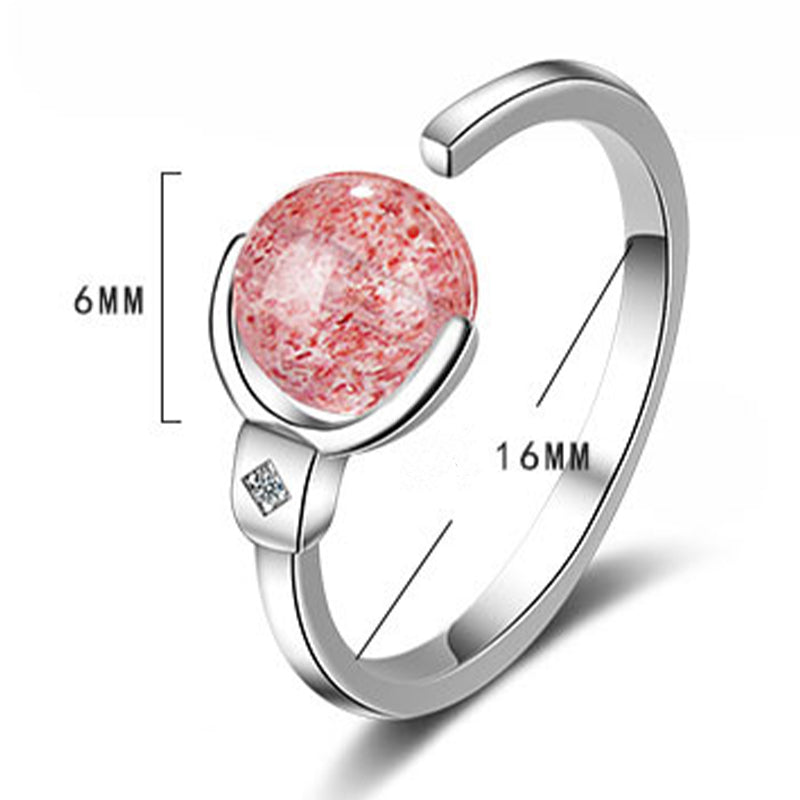 KarmaRipple's Pink Gemstone Soothing Rotation Ring p11
