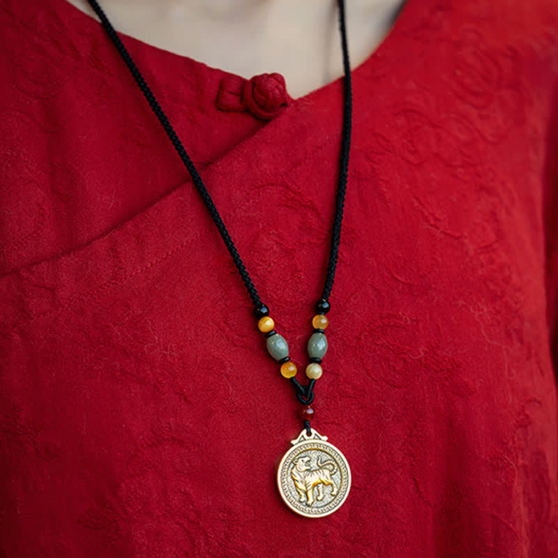 KarmaRipple's 12 Chinese Zodiac Blessing Wealth Fortune Pendant Necklace p17
