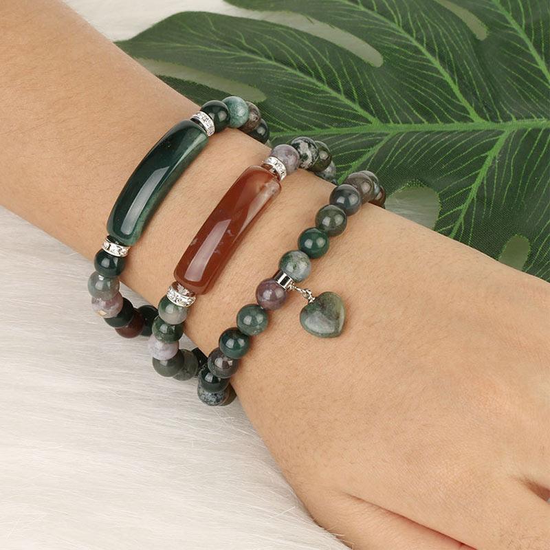 KarmaRipple's Authentic Quartz Love Heart Balancing Beadwork Bracelet p17