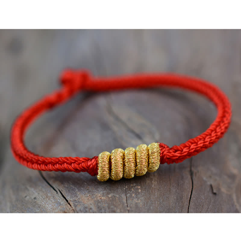 KarmaRipple's Handmade Simple Design Chinese Knotting Fortune Strength Braid String Bracelet p12
