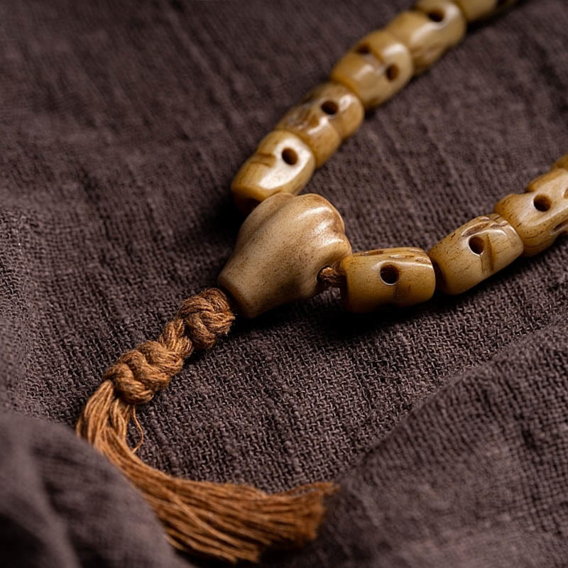 KarmaRipple's Tibetan Yak Bone The Lord Of The Corpse Forest Keep Away Evil Spirits Bracelet p8