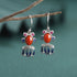 Silver / Red Agate(Confidence?Calm)