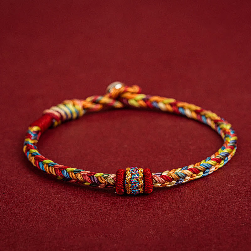 KarmaRipple's Handmade Dragon Boat Festival Fortune Colorful Rope Child Adult Bracelet p1