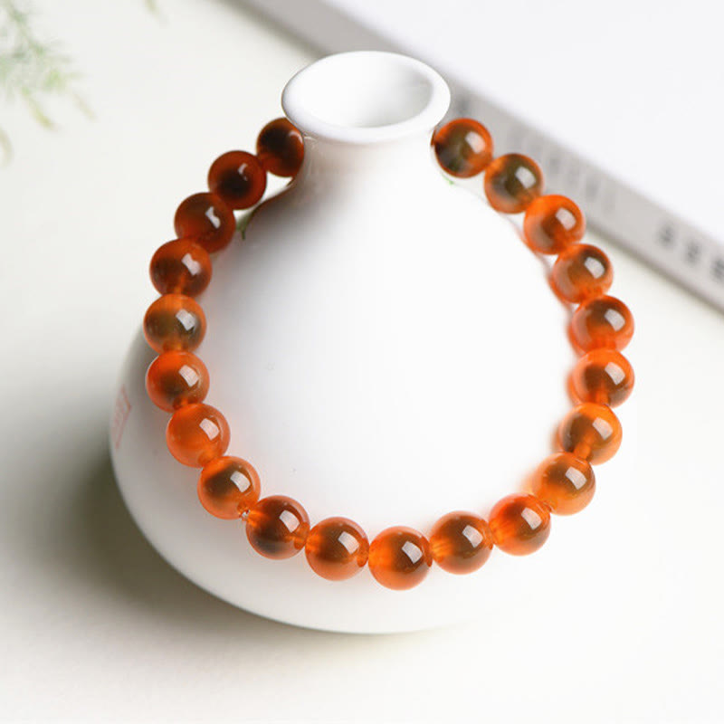KarmaRipple's Authentic Colorful Candy Agate Balance Strength Bead Bracelet p16