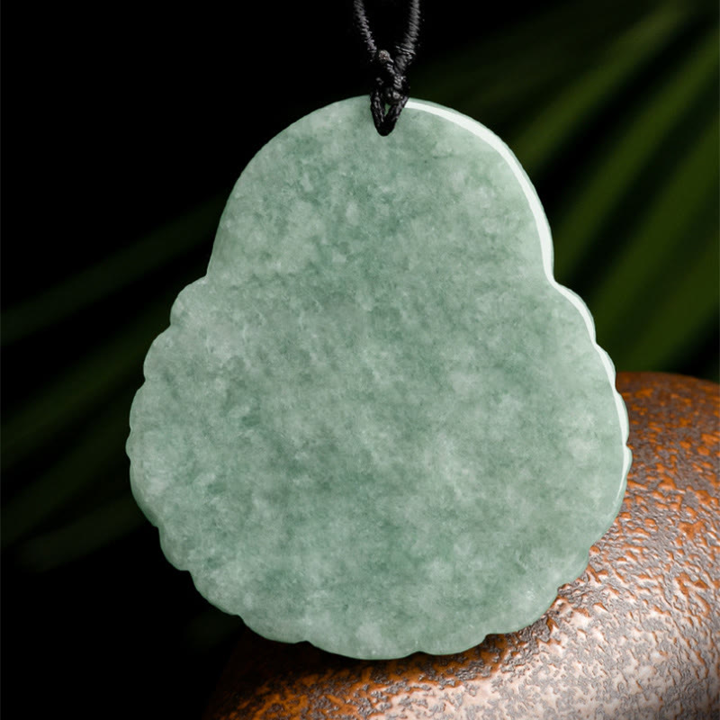 KarmaRipple's Laughing Buddha Authentic Jade Bronze Coin Abundance Pendant Necklace p7