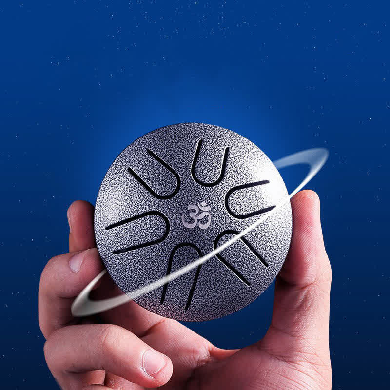 KarmaRipple's Mini Steel Tongue Drum 3 Inch Sound Balancing Drum Kit p6