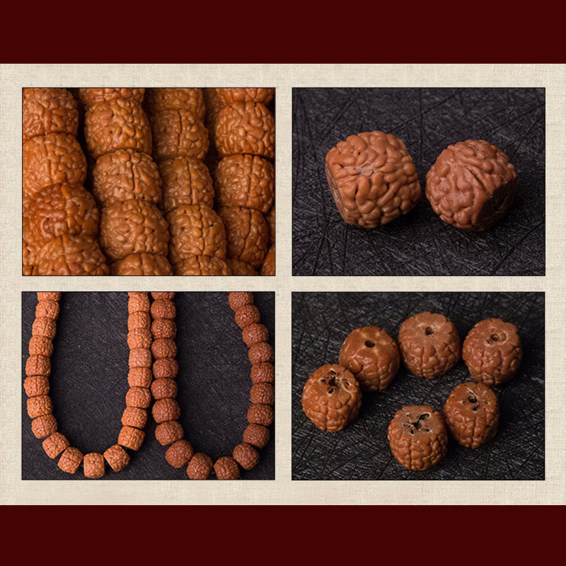 KarmaRipple's Tibet 108 Mala Beadwork Rudraksha Bodhi Seed Chinese Zodiac Natal Buddha Wealth Talisman Bracelet p9