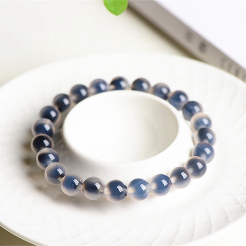 KarmaRipple's Authentic Colorful Candy Agate Balance Strength Bead Bracelet p9