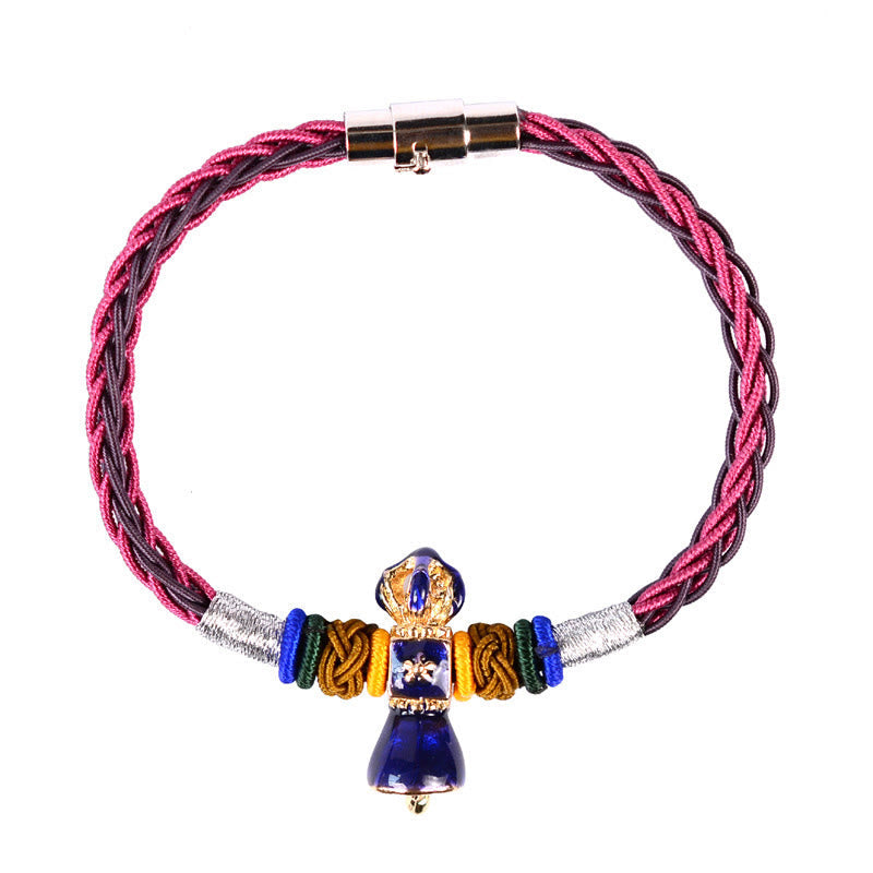 KarmaRipple's Tibetan Handmade Dorje Vajra Strength Eight Threads String Bracelet p11