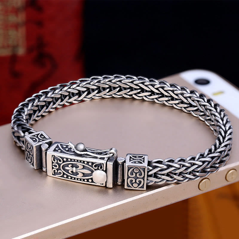 KarmaRipple's Retro Dragon Keel Woven Design Balance Balancing Bracelet p4